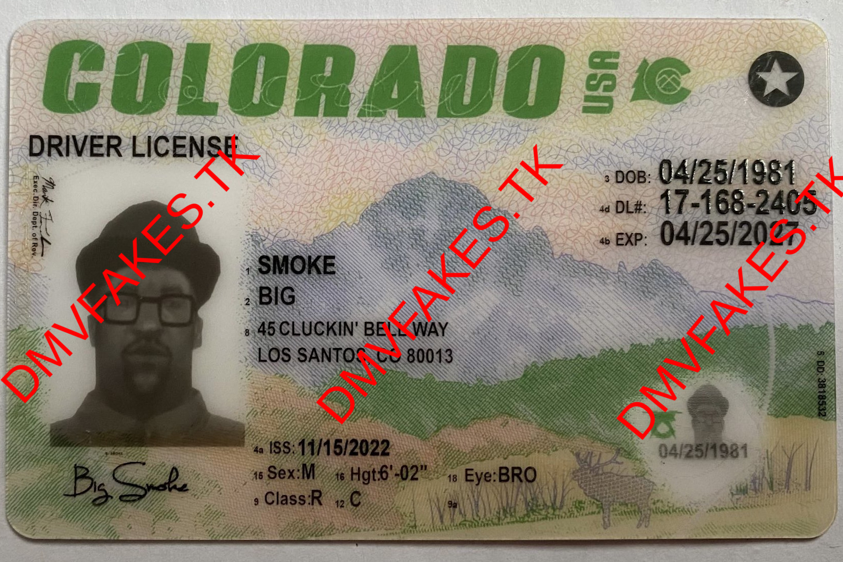 New Colorado PolyCard Novelty ID